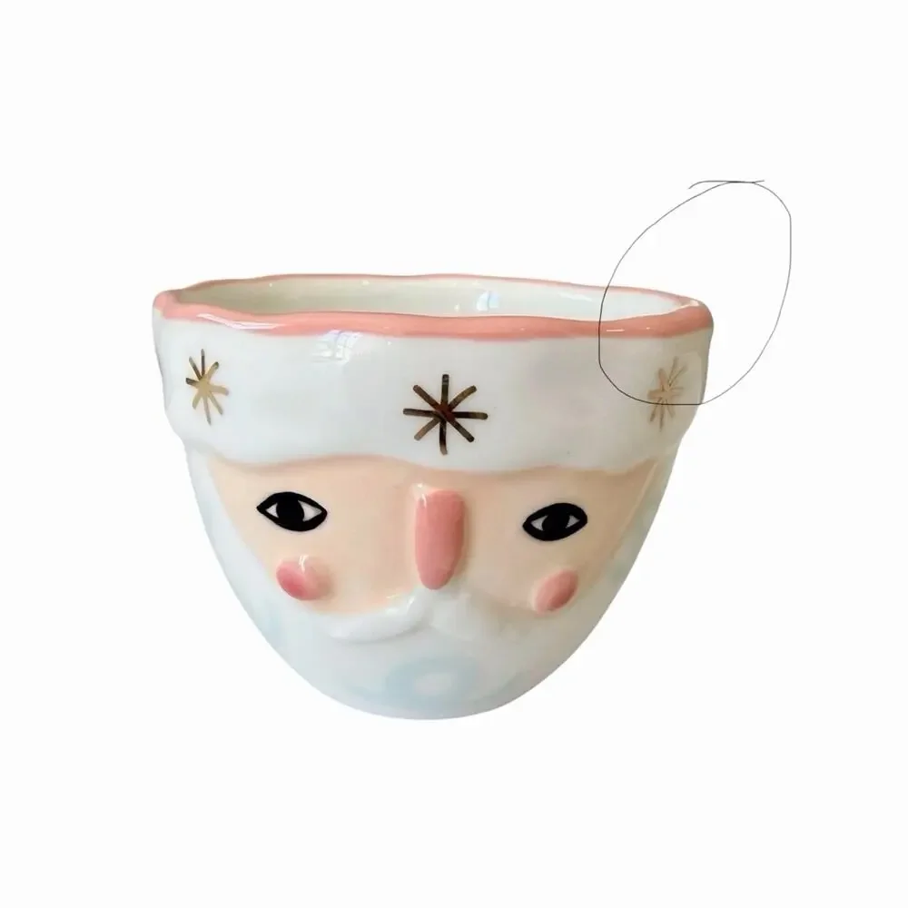 ANTHROPOLOGIE Bird Can Fox Pixie Santa Measuring CUPS SANTA CLAUSE RARE!!!!